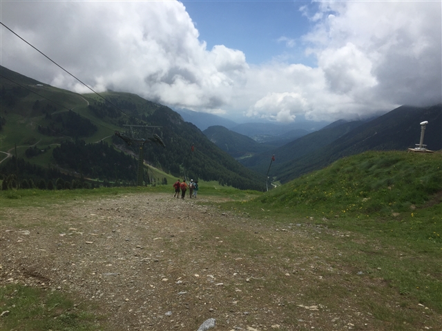 Vallata vista dal passo Feudo.